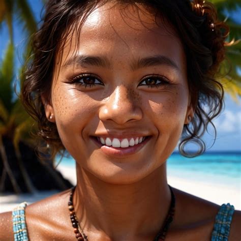 Marshall Islands Woman From Marshall Islands Typical National Citizen