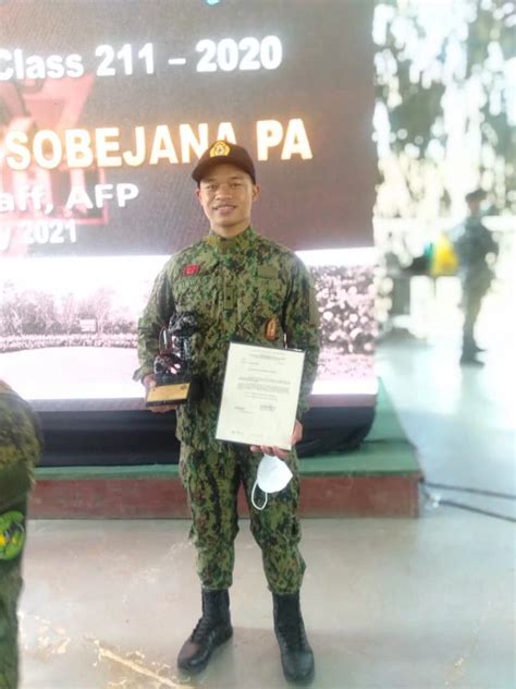 PLT John Smith Binwag Tops Philippine Scout Rangers Class 211 2020