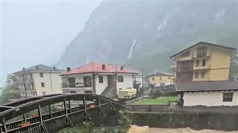 Italy: Village floods due to torrential rain | World News | Sky News