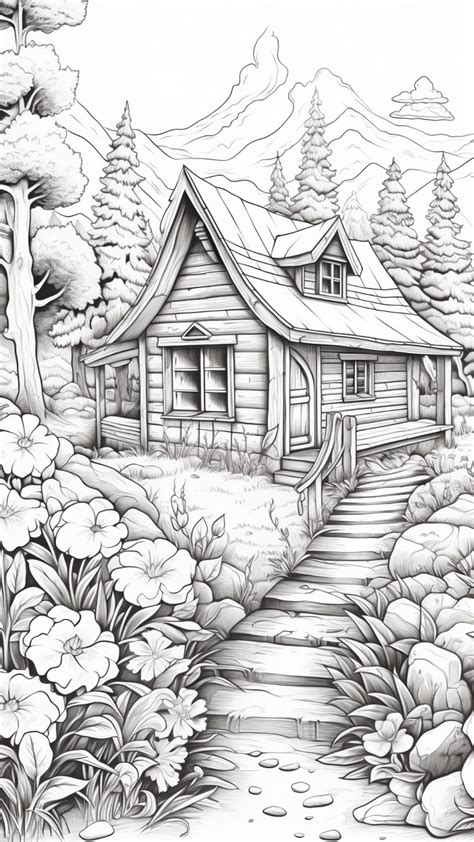 Cozy Up Your Home 50 Free Fall Interiors Adult Coloring Pages Crafty