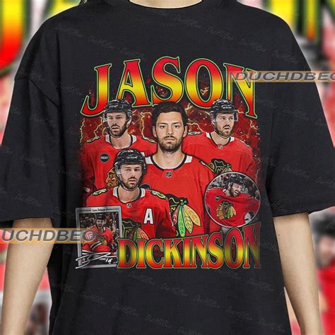 Jason Dickinson Shirt Vintage Bootleg Graphic Tee Jason Dickinson T