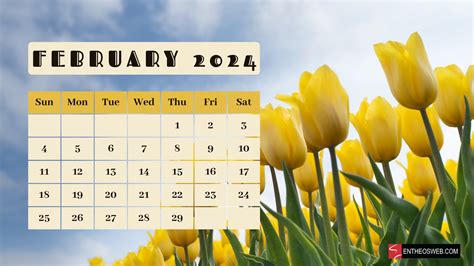 Flowers 2024 Calendar Printable Desktop Wallpaper EntheosWeb