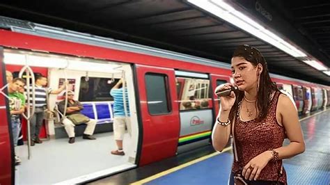 Talentosa Venezolana Cantando En El Metro De Caracas Ya Te Olvide