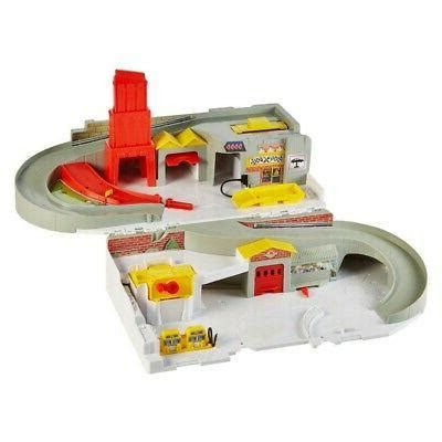 Hot Wheels Throwback Sto Go Playset