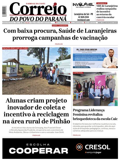 Impresso Jornal Correio Do Povo