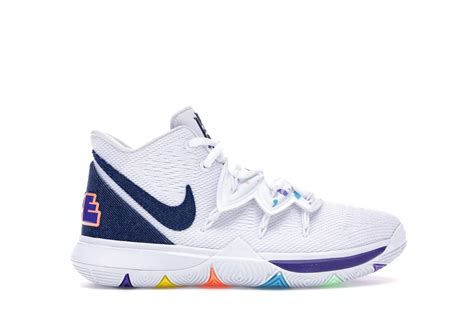 Nike Kyrie 5 White Denim (GS) Kids' - AQ2456-101 - US