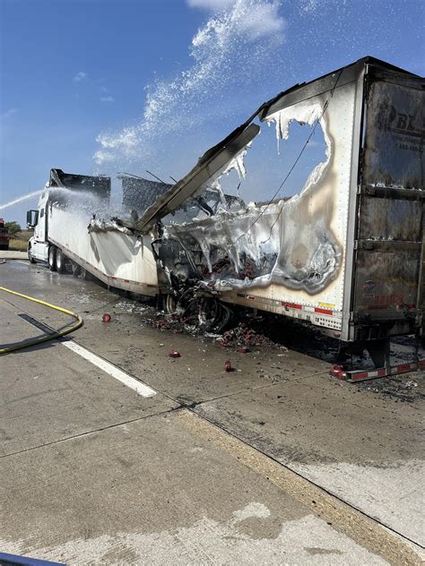 Geary County Khp Crews Respond To Semi Fire And Separate Injury Crash