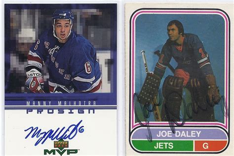 1975 Opc Autographed Signed Joe Daley Hockey Card Winnipeg Jets Wha