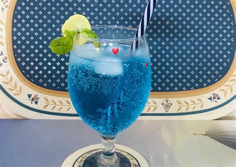 Blue Soda Drink Recipe By Meerab Rais Cookpad