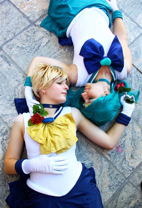 Sailor Neptune and Uranus by tysetsu on DeviantArt