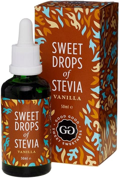 Good Good Sweet Drops Of Stevia Sweetener Vanilla 50 Ml Crema