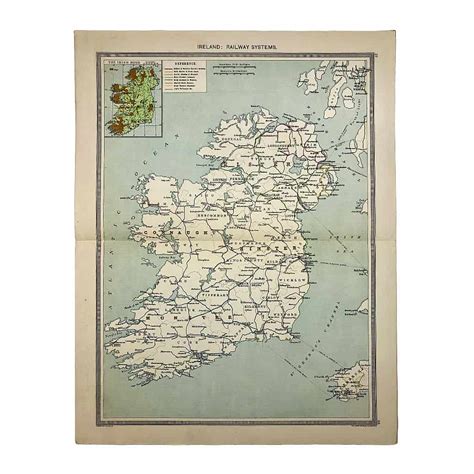 Map of Ireland : Railway Systems - Life of Si