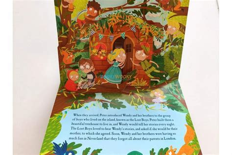 Peter Pan Fairy Tale Pop Up Book Booky Wooky