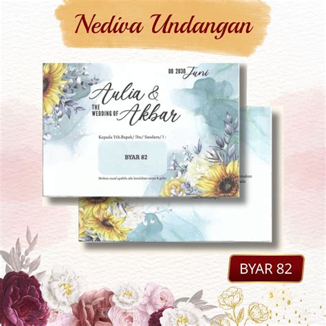 Jual Free Album Blangko Undangan Pernikahan Byar Harga Murah