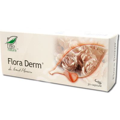 Flora Derm Cps Medica Naturisti Ro