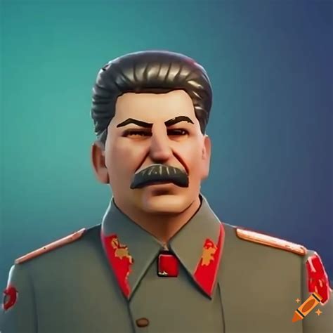 Fortnite Character Skin Of Josef Stalin On Craiyon