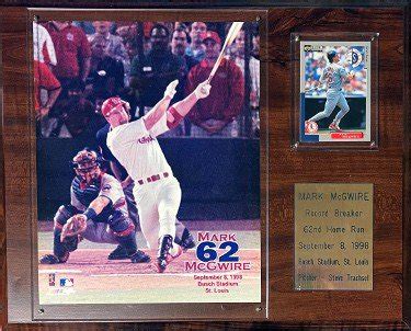 Mark McGwire St Louis Cardinals Record Breaker 62nd Home Run 8x10