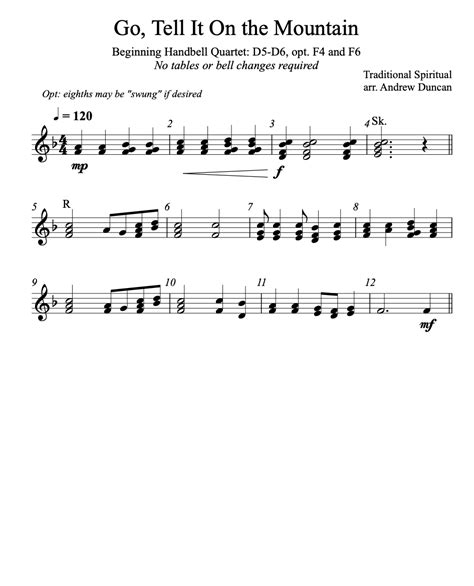 Download Music For Handbells Today From A Few Ringers To A Full