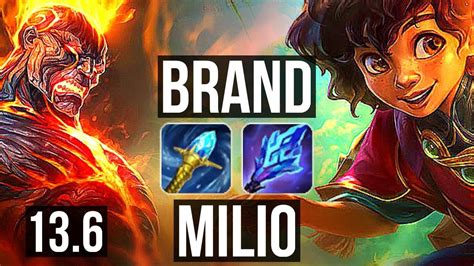 BRAND Aphelios Vs MILIO Jinx SUP 4 0 4 1 7M Mastery 500