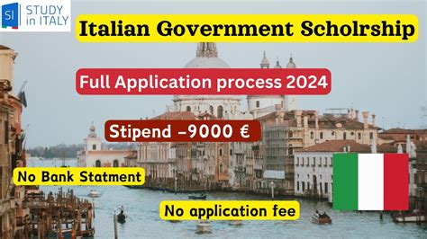 How To Apply For Italian Government Scholarship Study Free In