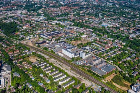 Hamburg Von Oben Industrie Und Gewerbegebiet Am Neumarkt Im Ortsteil