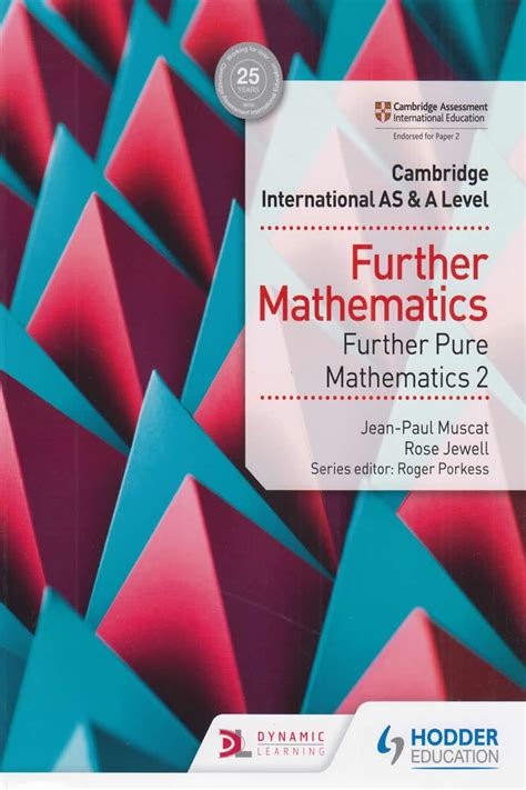 Cambridge International As A Level Further Mathematics Further Pure