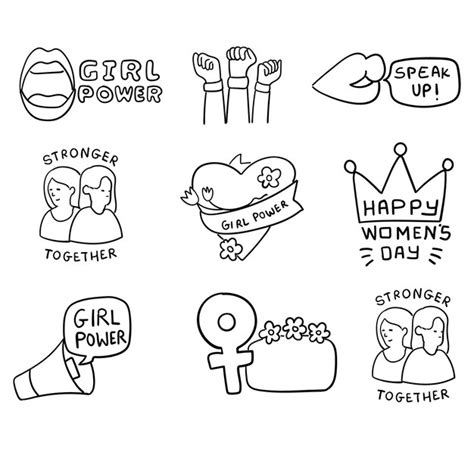 Premium Vector Free Hand Drawn Sketch International Womens Day