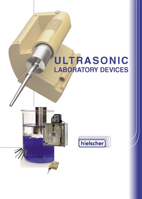 Hielscher Handheld And Bench Ultrasonic Processors