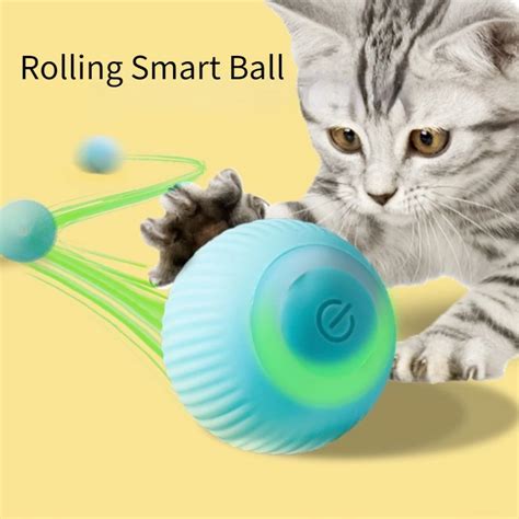 Smart Cat Toys Automatic Rolling Ball Electric Cat Toys Interactive For