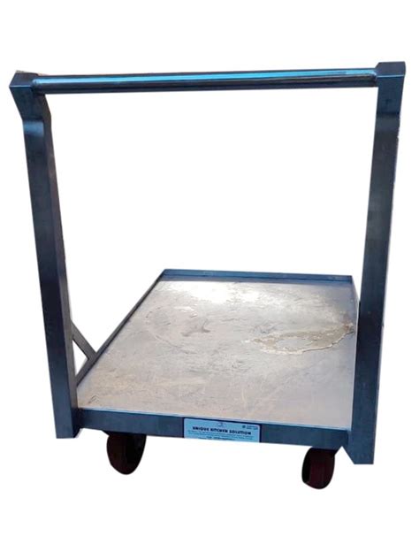 Mild Steel Platform Trolley For Material Handling Load Capacity