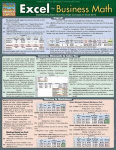 Quickstudy Excel Advanced Laminated Reference Guide Artofit