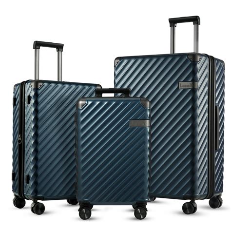 Luggex All Expandable Hard Shell Luggage Sets With Spinner Wheels 100