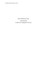 Qso Milestone Three Docx Running Head Milestone Three Qso