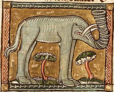 This Is How Medieval Artists Painted Elephants (They Had Apparently Never Seen an Elephant)