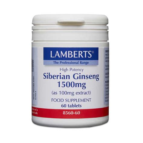 Ginseng Siberiano Mg C Psulas Lamberts