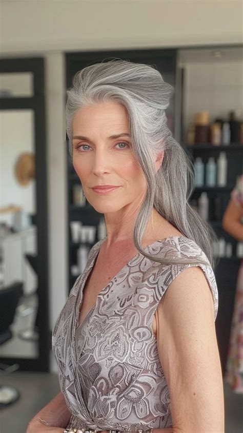 33 Gorgeous Gray Long Hairstyles That Are Redefining Glamour In 2024 Long Hair Styles Silver