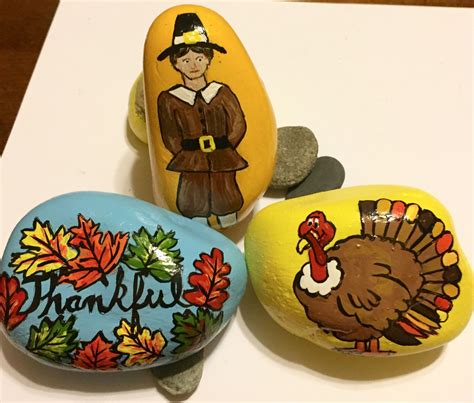 Thanksgiving Painted Rocks Painted Rocks Kids Painted Rocks Diy