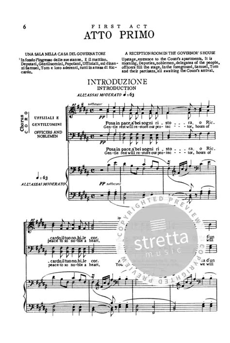 Un Ballo In Maschera Ein Maskenball Von Giuseppe Verdi Im Stretta