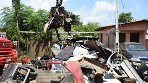 78º Operação Desmanche apreende 40 toneladas de sucata automotiva