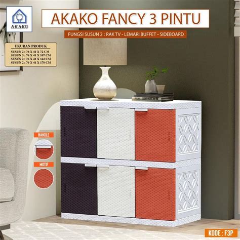 Jual Akako Lemari Pakaian Plastik Akako Fancy Jumbo Pintu Premium