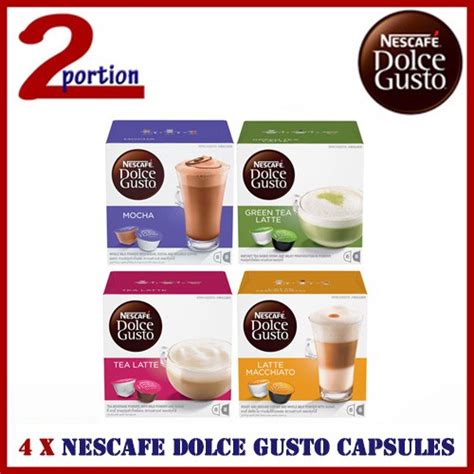 [white Coffee Promo] 4 X Nescafe Dolce Gusto Capsules Boxes Assorted Shopee Singapore