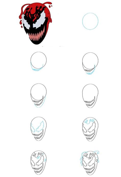 Facile Et Mignon Id Es De Dessin Venom Comment Dessiner Venom