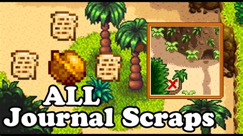 Showcasing All The Journal Scraps Stardew Valley Youtube