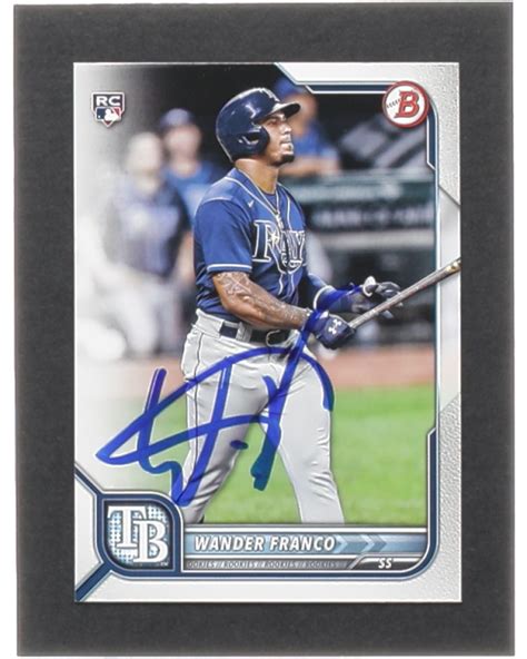 Wander Franco Signed 2022 Bowman 12 RC USA SM Pristine Auction