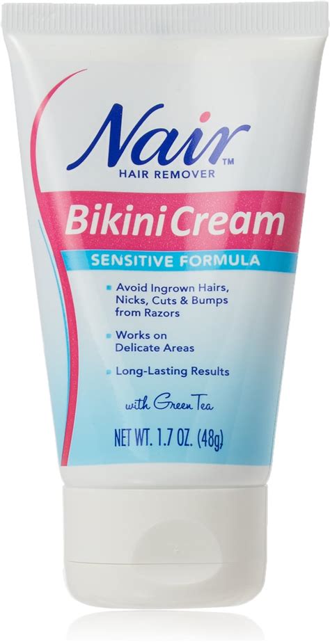 Amazon Nair Hair Remover Bikini Cream Sensitive 1 7 Ounce 50ml