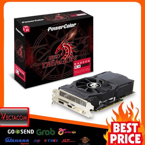 Jual Vga Card Powercolor Red Dragon Radeon Rx 550 4Gb Gddr5 0Pwkakx23F