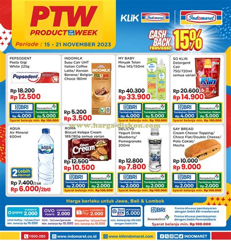 Yukk Borong Habis Promo Indomaret Product Of The Week Bikin Dompet