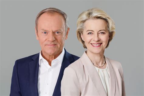 Donald Tusk I Ursula Von Der Leyen Na Europejskim Kongresie Gospodarczym