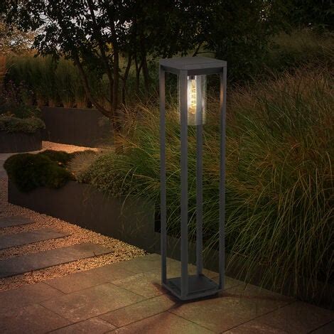 Stehleuchte Außen Standlampe Garten Aluminium Aussen Sockelleuchte