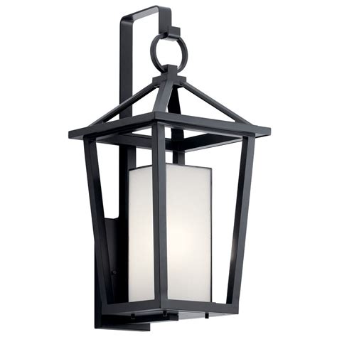 Pai Large Black Outdoor Wall Light By Kichler Lighting 49878bk